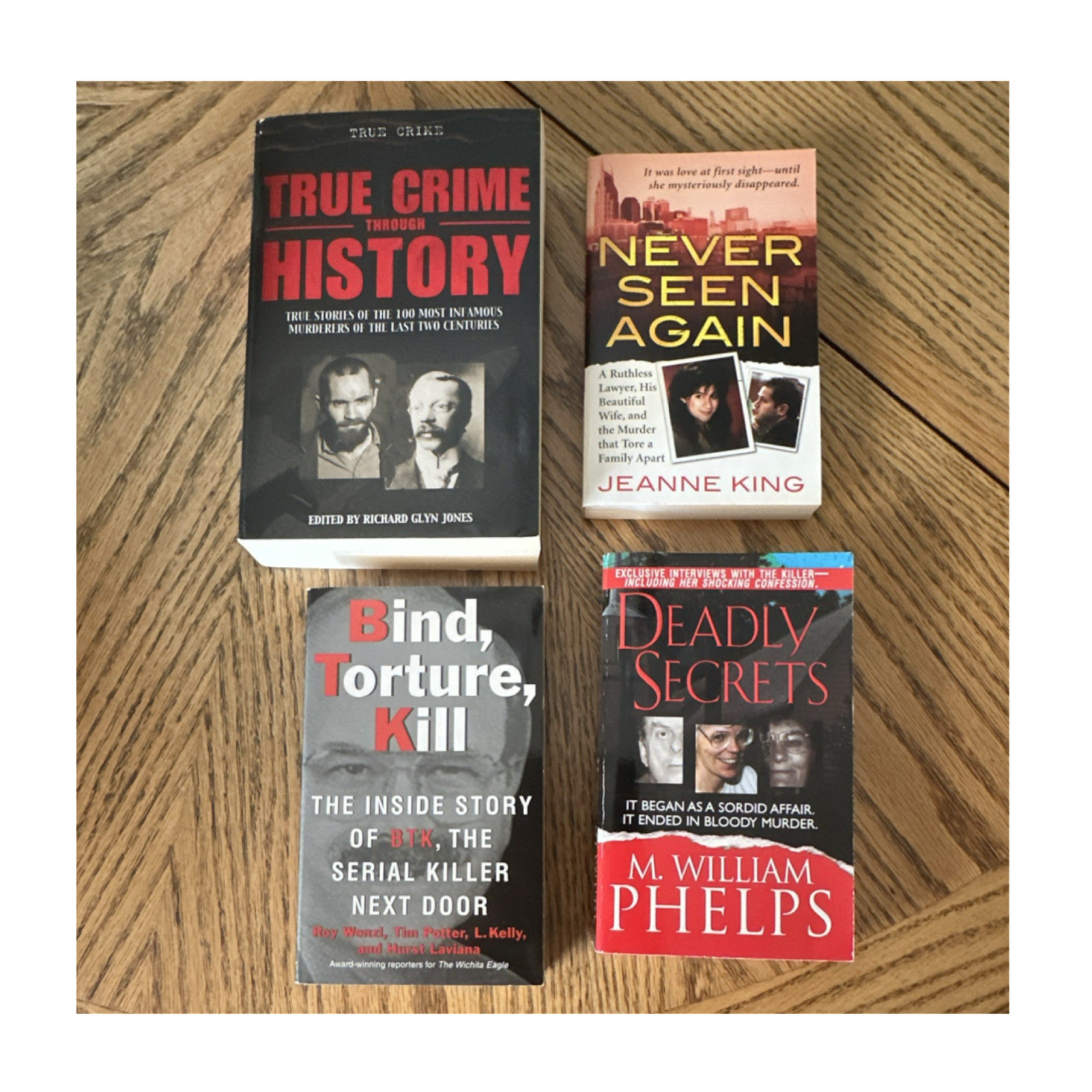 True Crime Book Bundle PB Pinnacle Paperback Serial Killers Murder