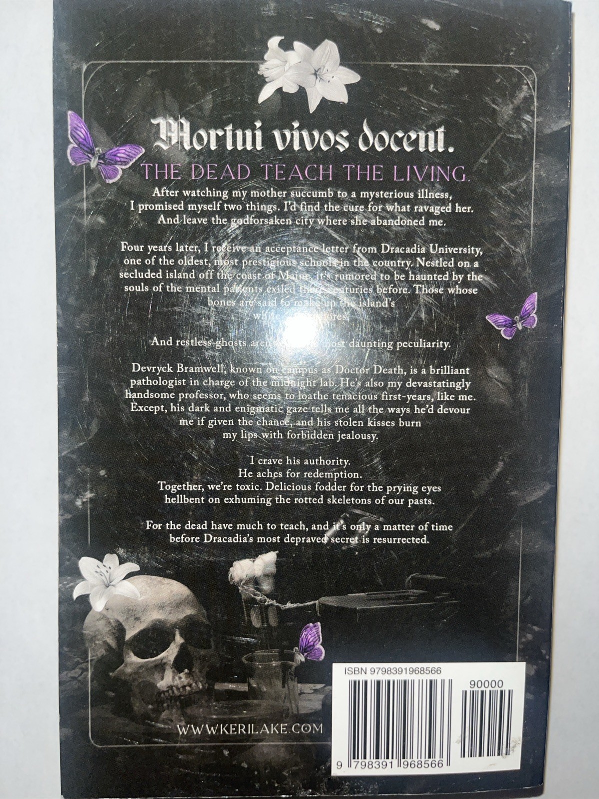Nocticadia by Keri Lake, Gothic Dark Romance Booktok, OOP Paperback