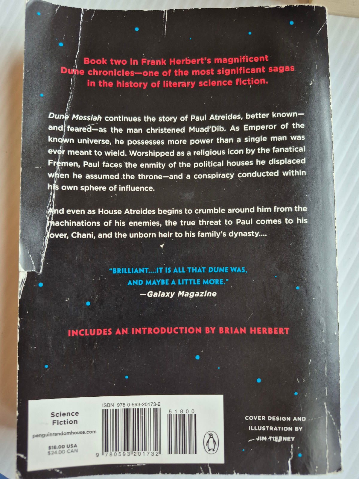 Dune Series ACE 2010 PB #1-2 & 4-6 MISSING #3 CHILDREN! USED: ACCEPTABLE!