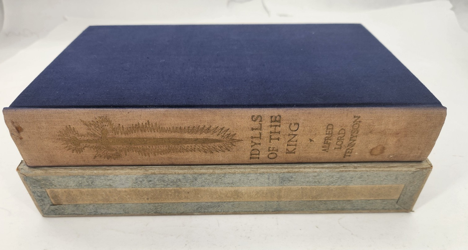 Idylls Of The King Alfred Lord Tennyson 1939 Heritage Press Slipcase Vintage HC