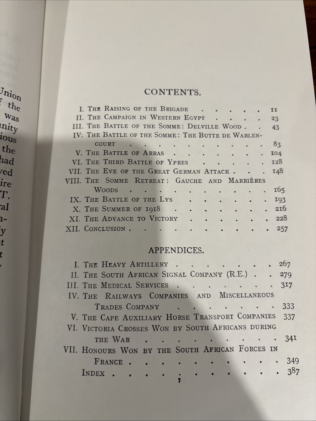 History of the South African Forces In France by John Buchan 1992 HC