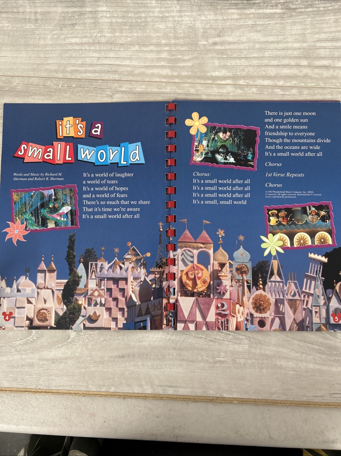 Disney’s Mickey Mouse 1977 50 Happy Years + Theme Park Sing Along A3