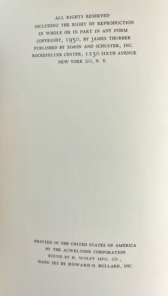 The 13 Clocks, James Thurber, 1950 Hardcover, Book Club Edition