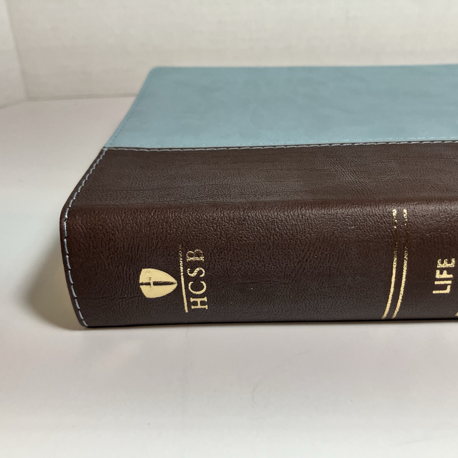 Life Essentials Study Bible, Brown/Blue Simulated Leather Indexed : Biblical…