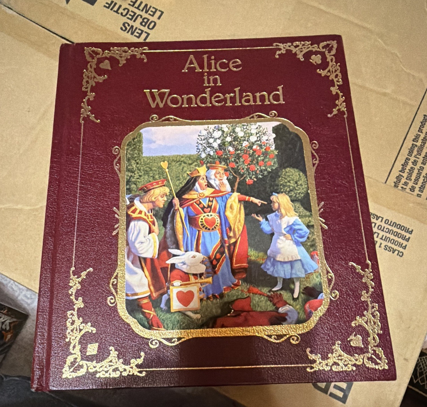 Alice in Wonderland by Lewis Carroll HC Illustrated Greg Hildebrandt 1990