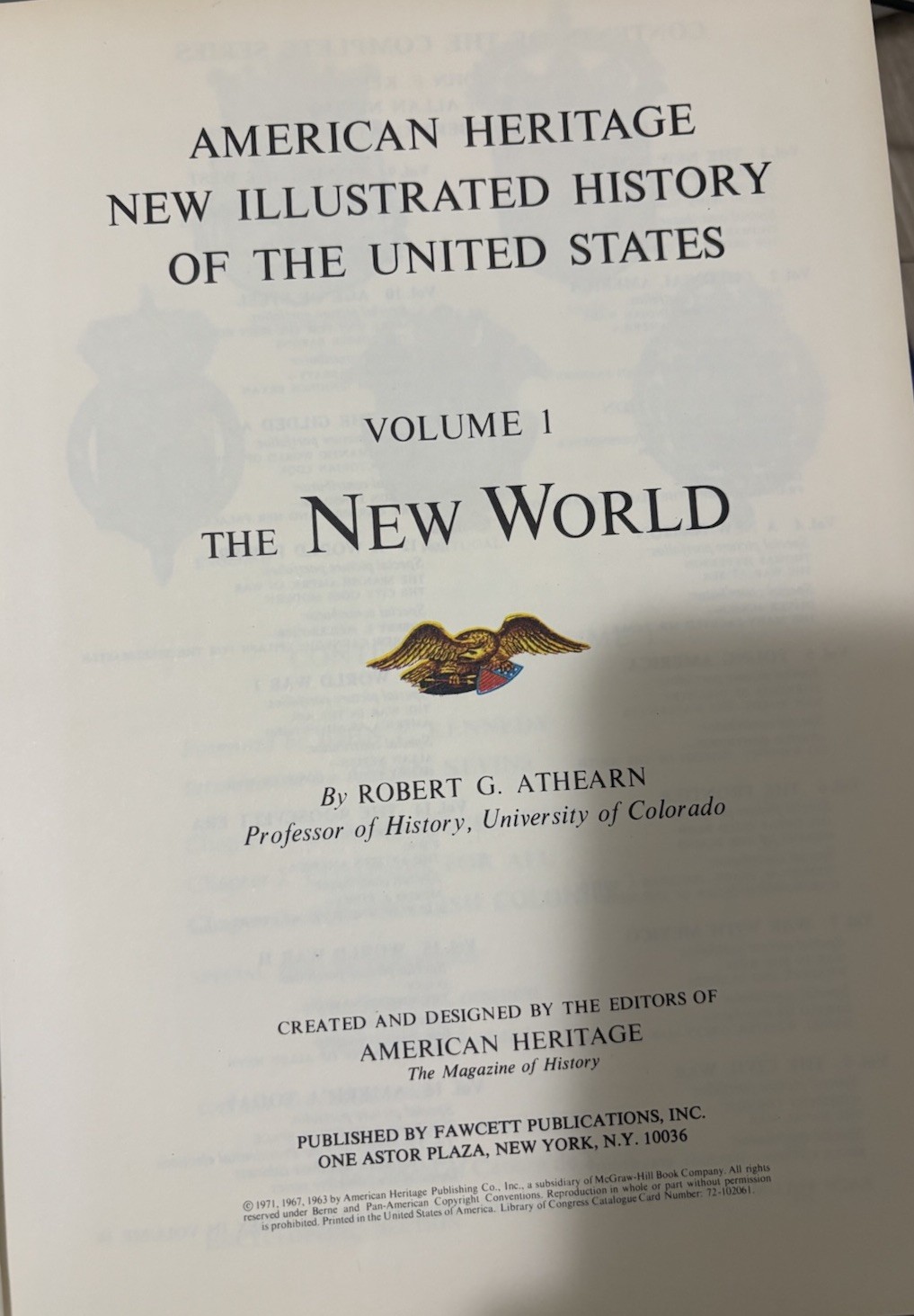 American Heritage History United States Vol 1-13 Hardcover Book Set Fawcett