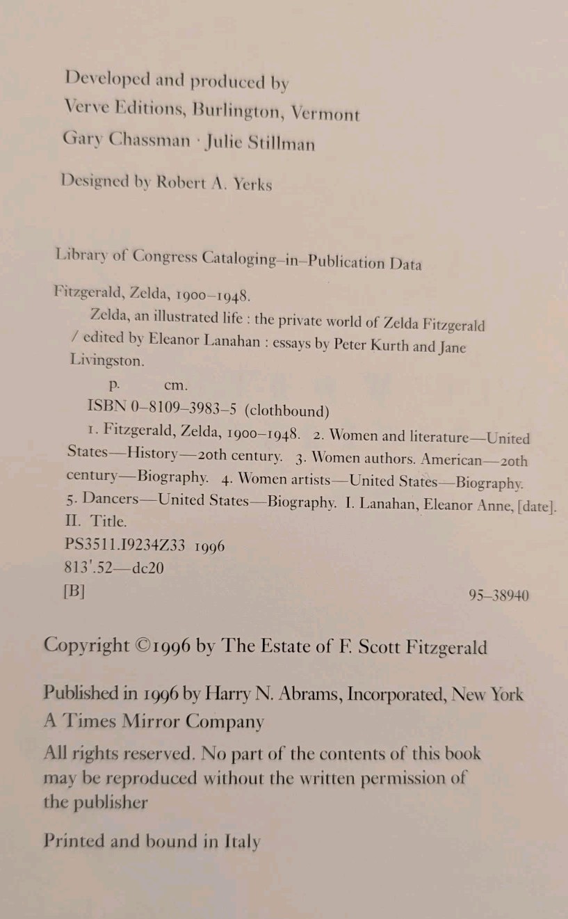 Zelda – An Illustrated Life : The Private World of Zelda Fitzgerald