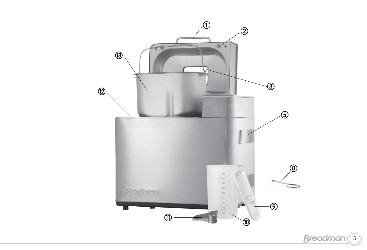 BREADMAN BK1050S BK1060S Bread Maker Manual + Recipes – LOOP BOUND, TOUGH JACKET