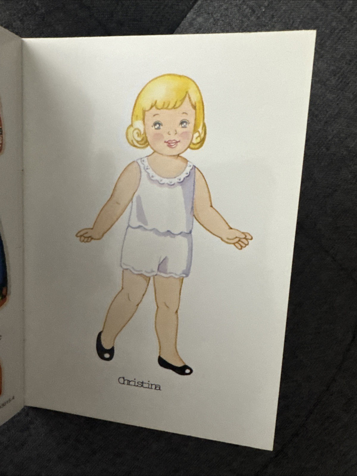 Christina From Sweden – Sticker Paper Doll- Dover Little Activity Books New RARE