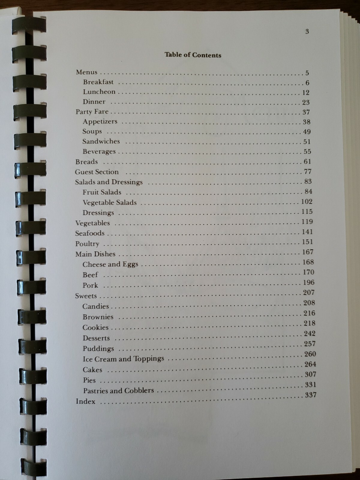 The Pastor’s Wives Cookbook 1978, spiral by Sybil DuBose, comb bound, 349 pages