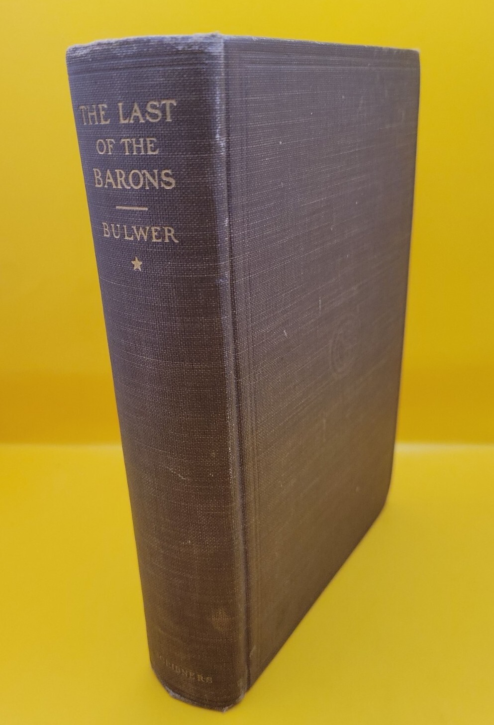 The Last of the Barons by Edward Bulwer Lytton Vol I 1903 Illustrated HC no DJ