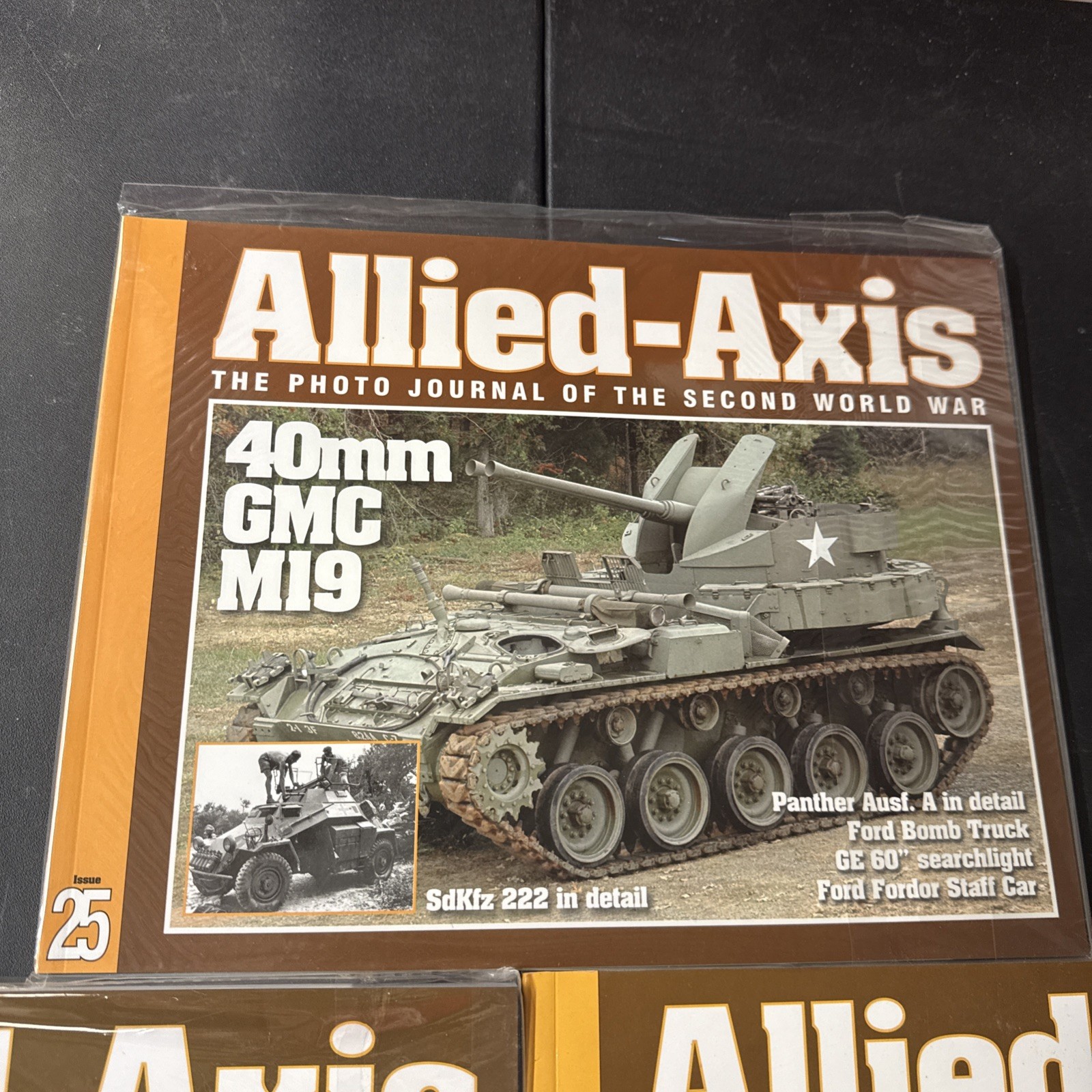 Lot Of 3 Allied Axis Photo Journal 2nd World War PB Issues 25 26 27