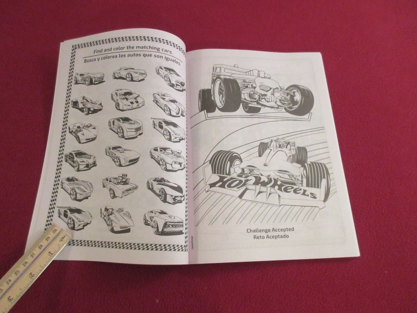2025 Hot Wheels Coloring Book UNUSED NM/High Grade Original
