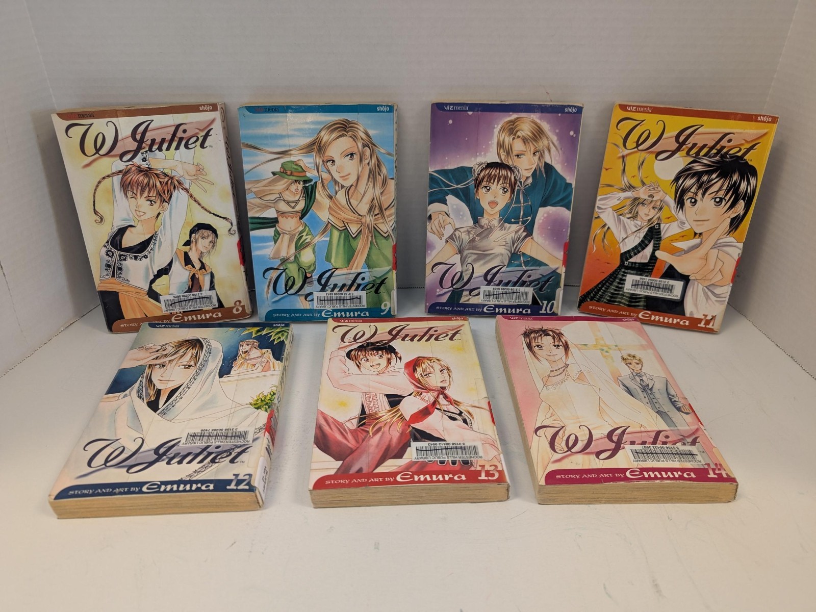 W JULIET Complete Set Vol. 1-14 by Emura, English Manga, Viz Media