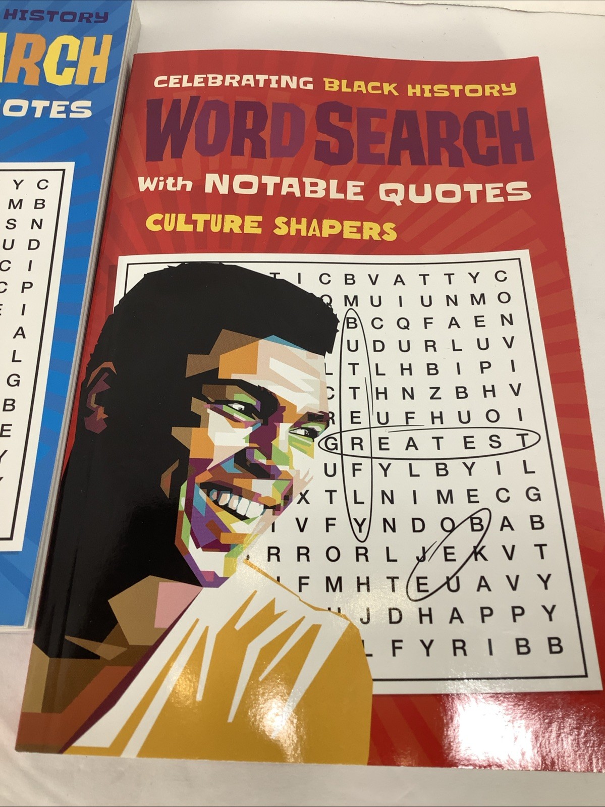 Set Of 2~Black History culture Shapers Word-Search~NEW