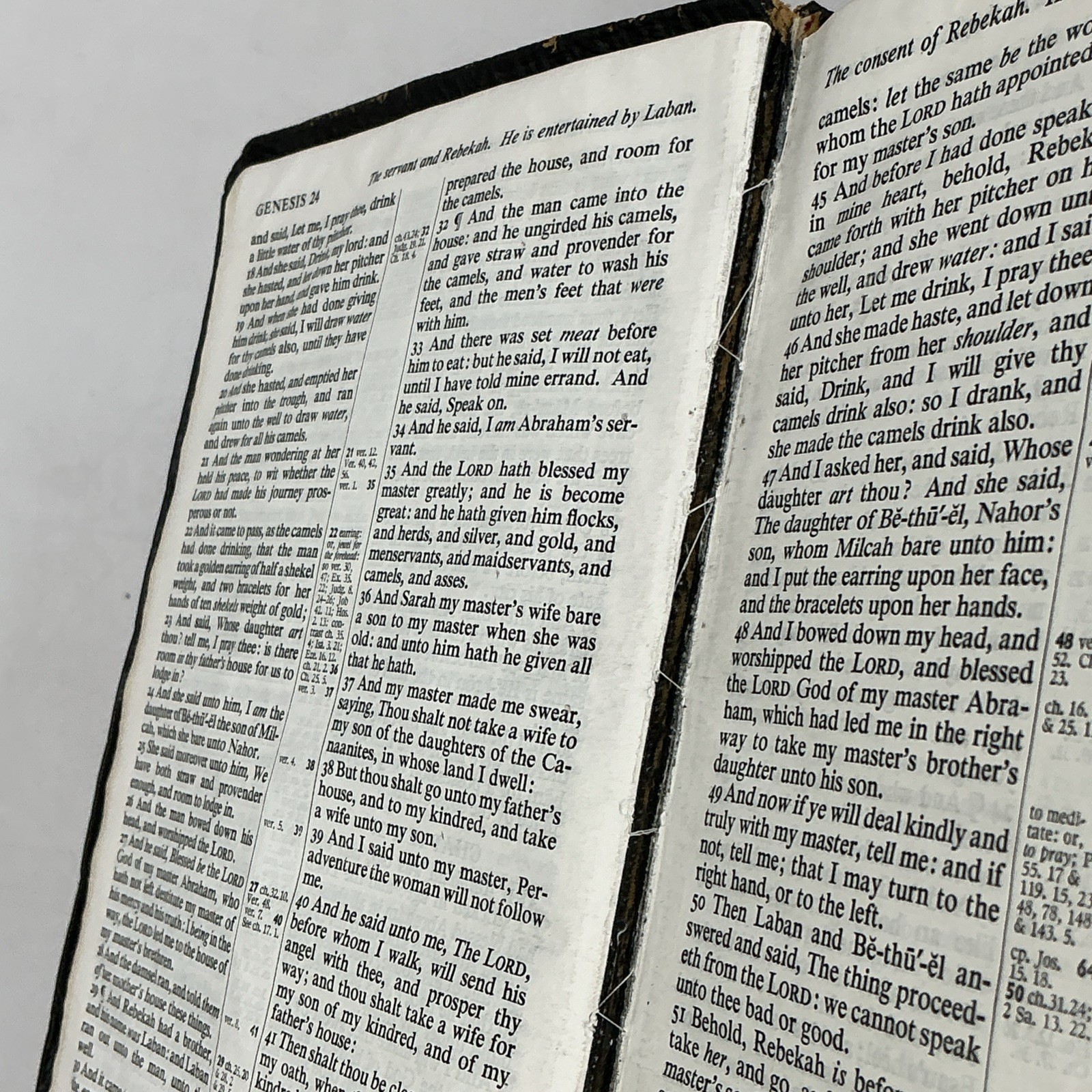 Cambridge Holy Bible Concordance KJV Cameo Morocco Leather Lined India Paper