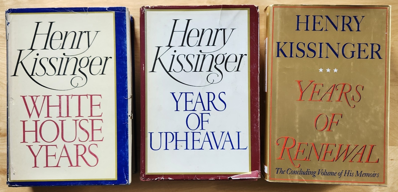 HENRY KISSINGER: 3 BOOK BIOGRAPHY