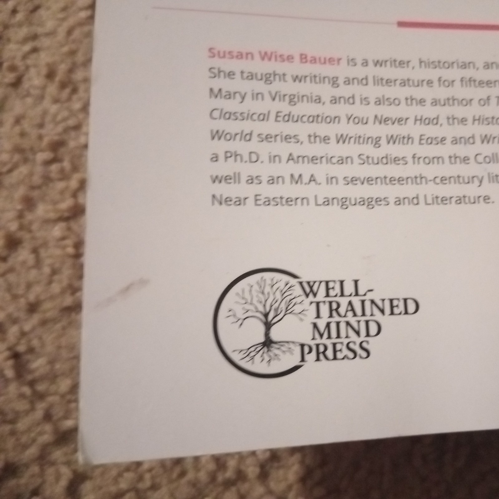 Grammar for the Well-Trained Mind Key to Red Student Workbook : A Complete…
