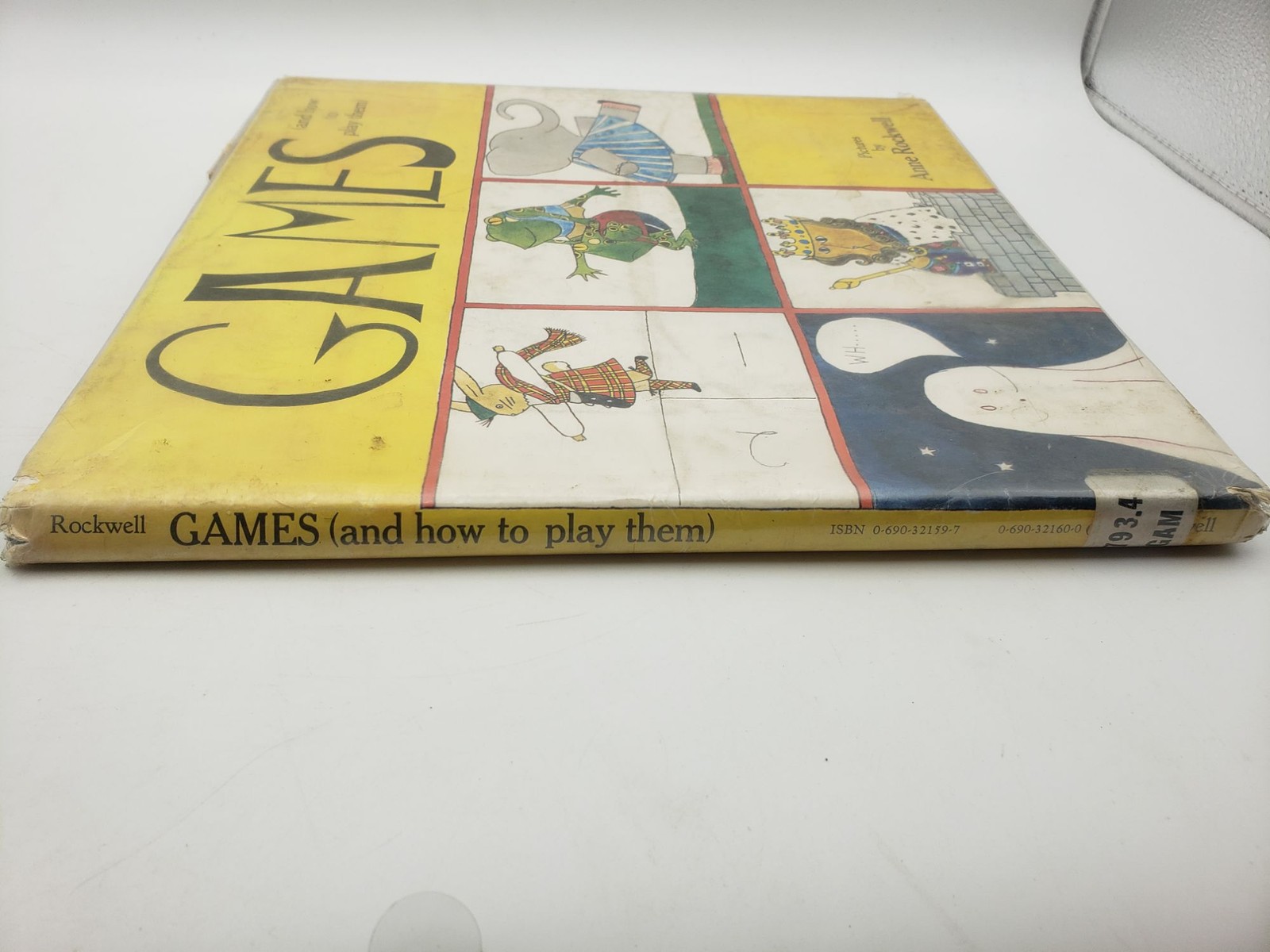 Games And How To Play Them Hardback Book Anne Rockwell Vintage