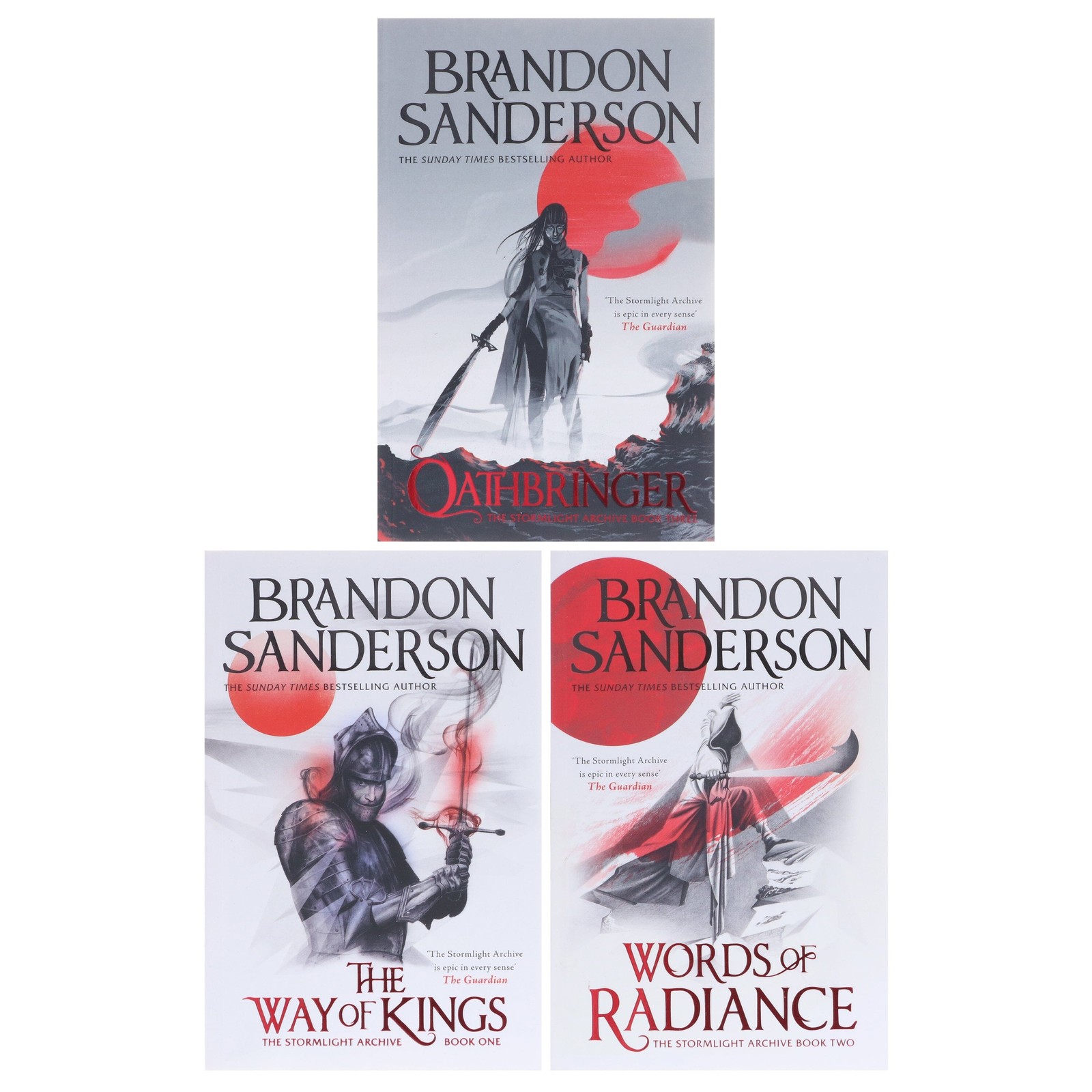 The Stormlight Archive Series By Brandon Sanderson (Book 1-3) 3 Books – PB