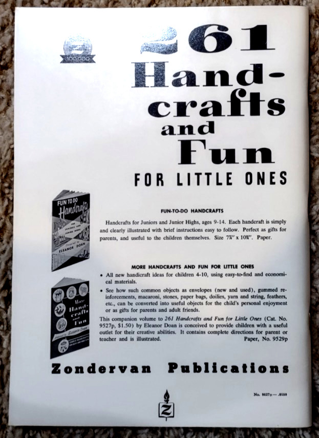 261 Hand-crafts and Fun for Little Ones prepared by Eleanor Doan, 16th Printing