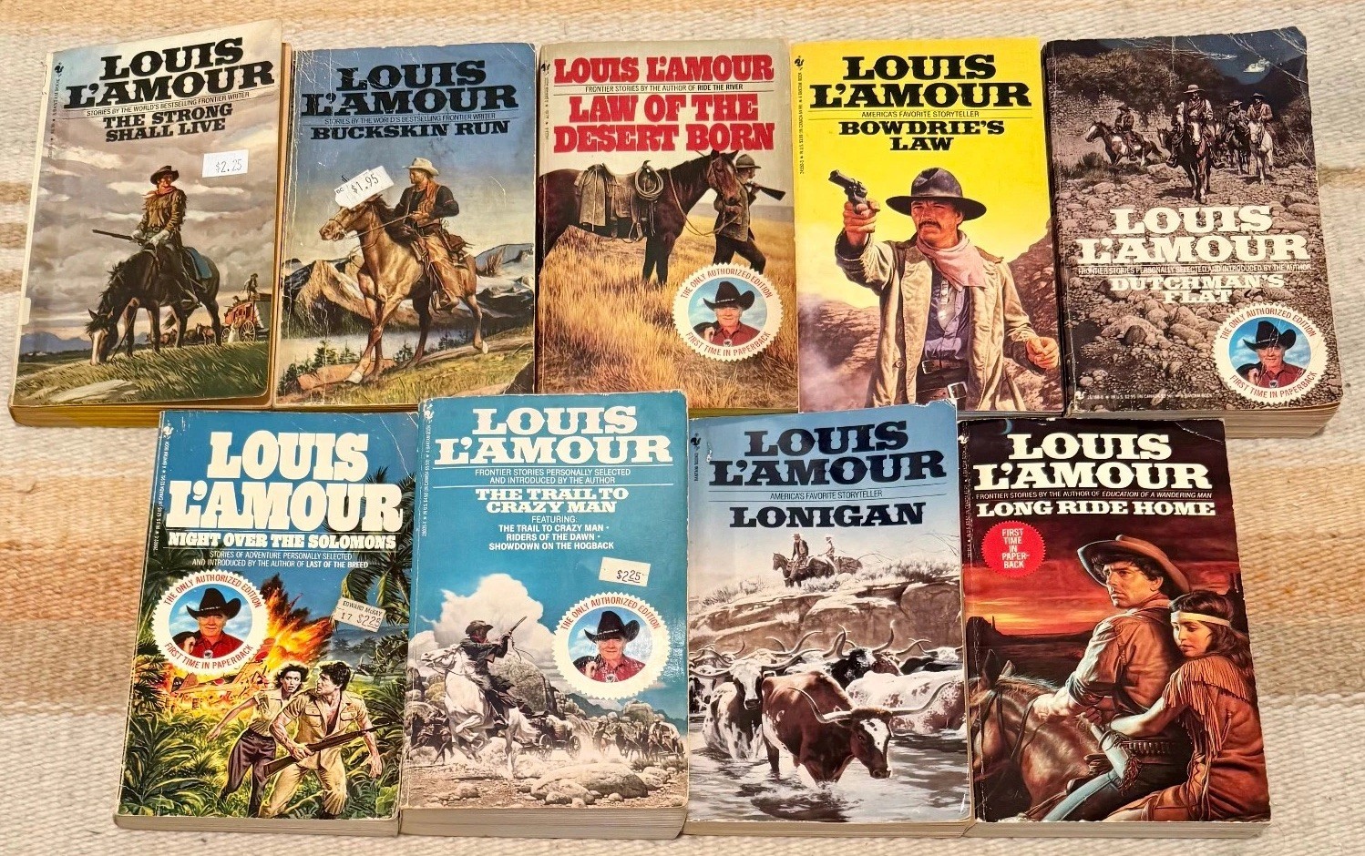 Louis L’Amour PB lot of 17 Talon Series Chantry Series plus Short Stories