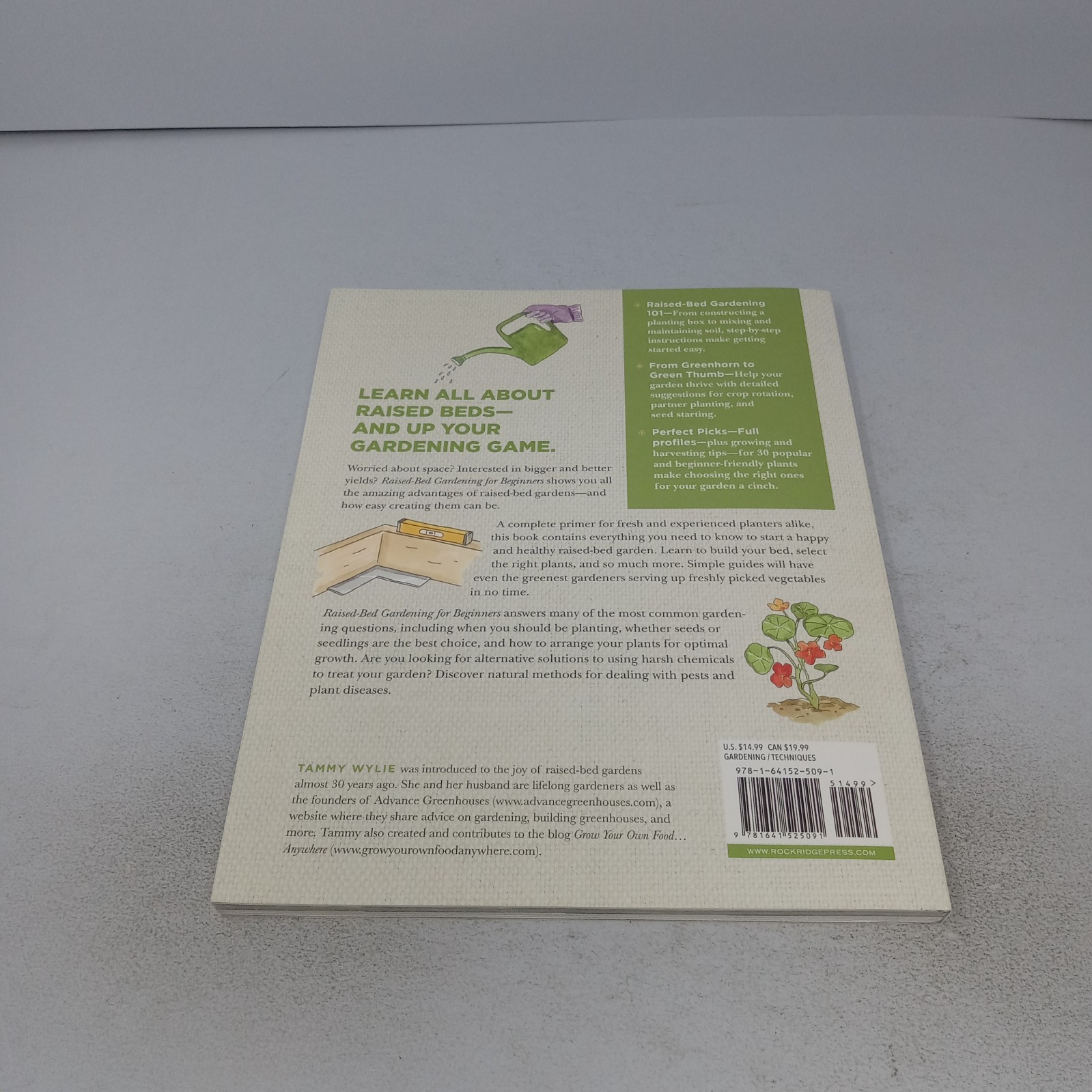 Raised-Bed Gardening for Beginners 2019 Rockridge Press Paperback by Tammy Wylie