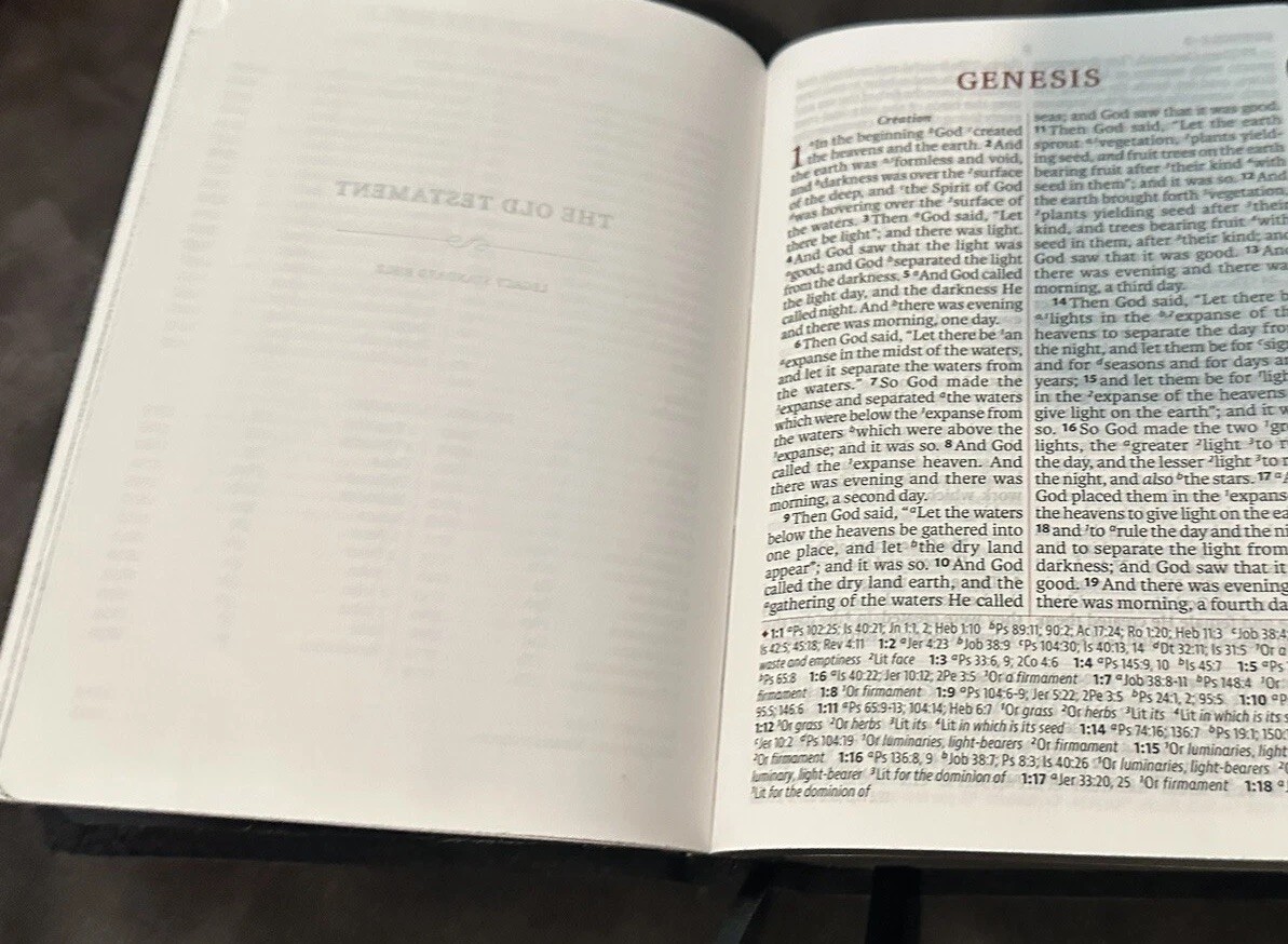 Lsb Legacy Standard Bible Portable Paragraph Reference Red Leather