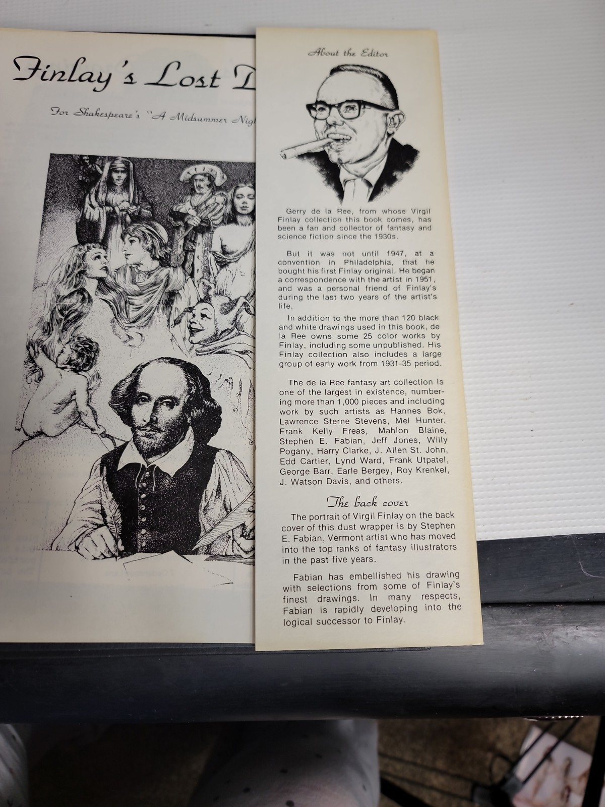 The Book of Virgil Finlay / Artwork by The Late Artist VG Condition