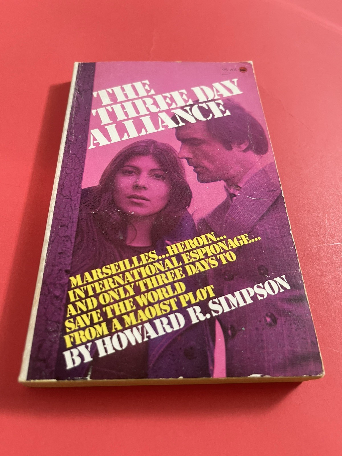 The Three Day Alliance – Howard R. Simpson- Manor Books PB Edition – Free Ship