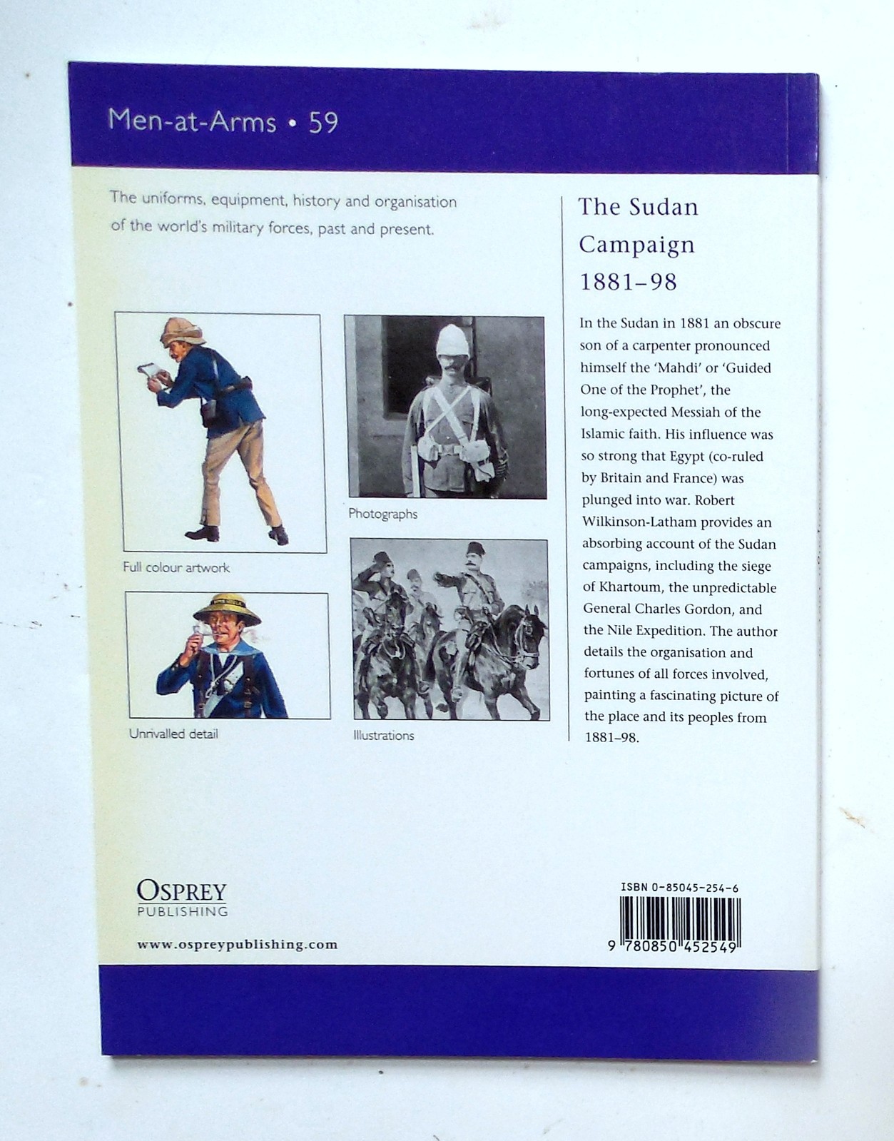 Osprey Men at Arms Series “The Sudan Campaign 1881-98” Book No. 59