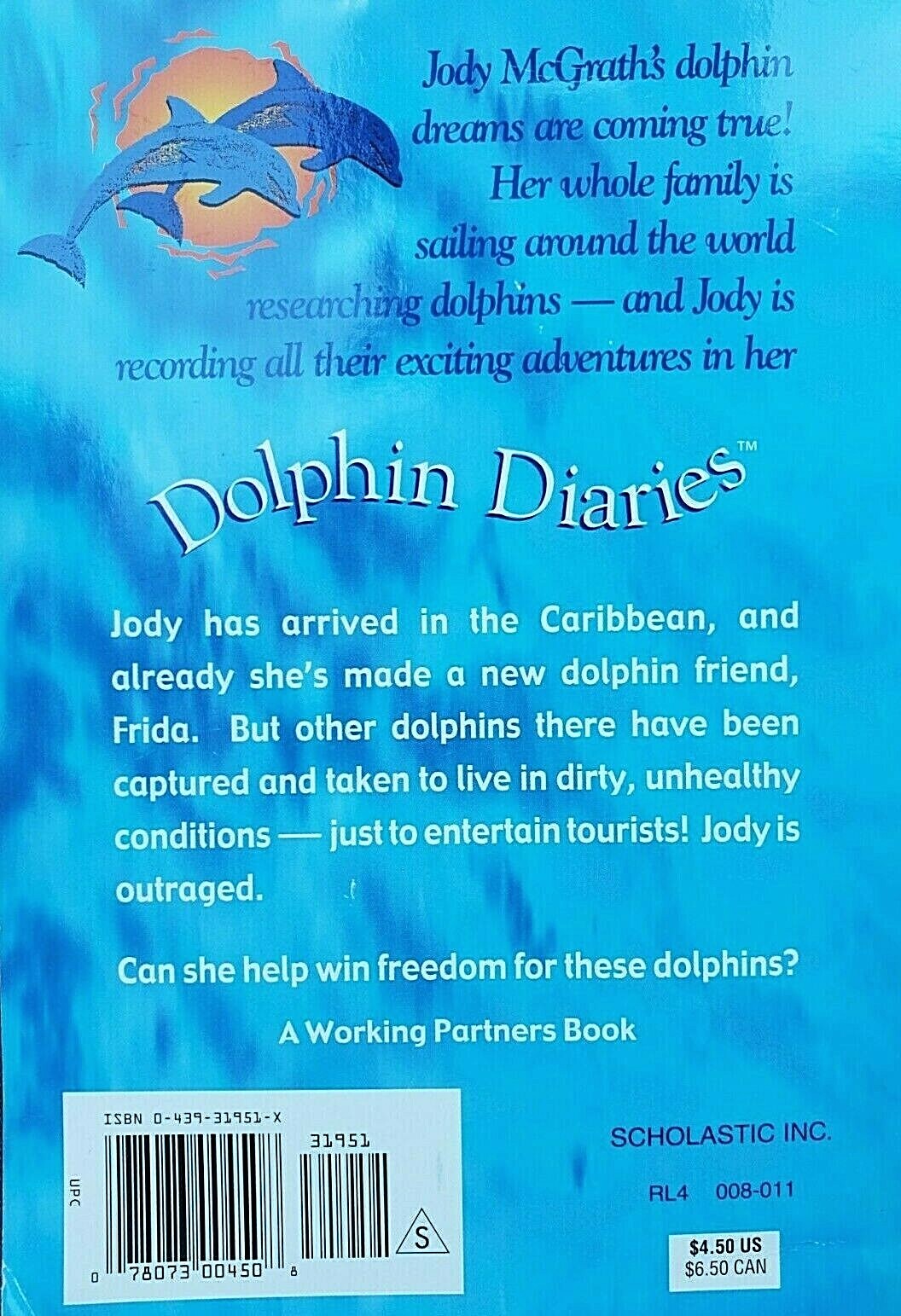 Dolphin Diaries: Chasing the Dream by Ben M. Baglio (2003, Trade Paperback)