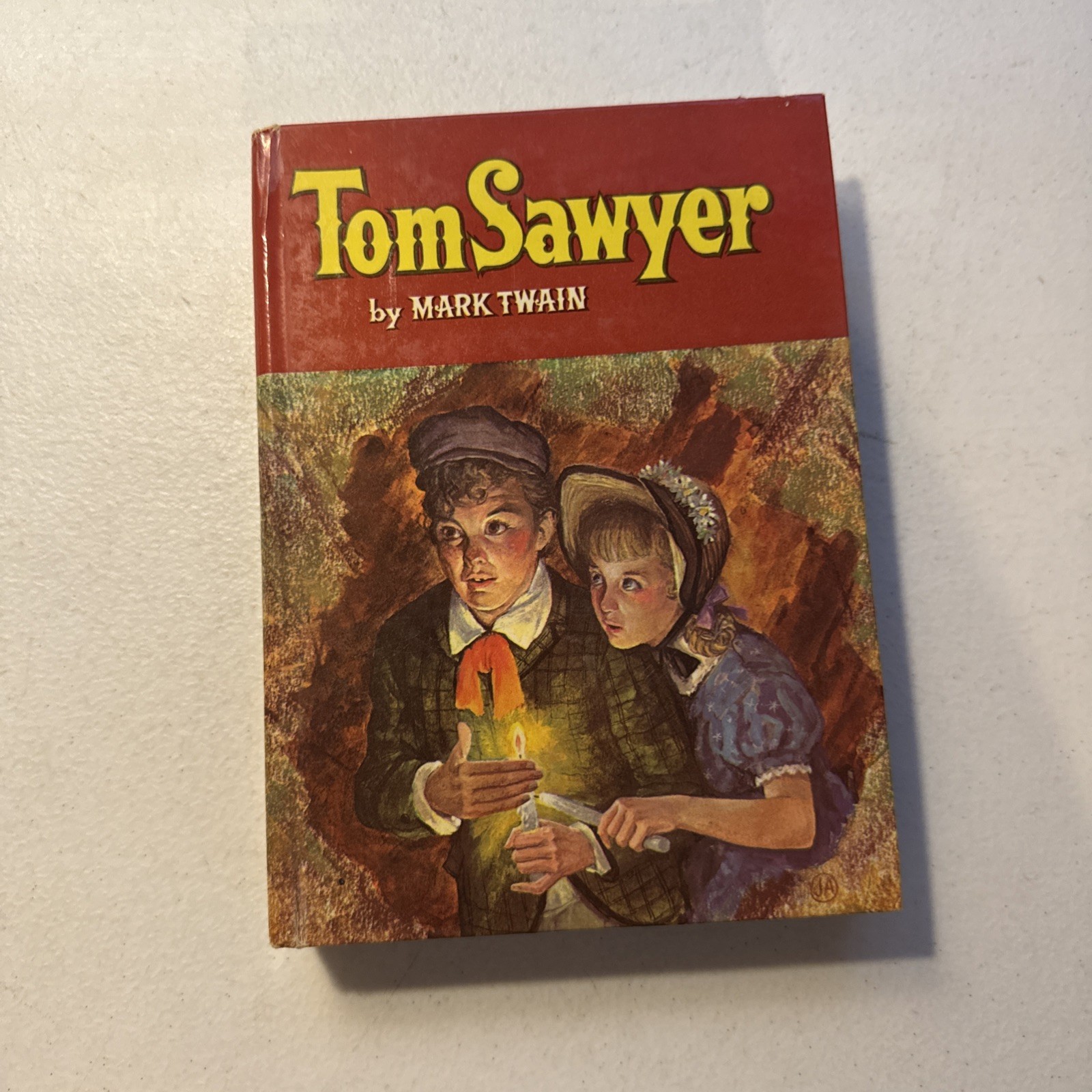 The Adventures of Tom Sawyer By Mark Twain 1955 Vintage Hardcover Book