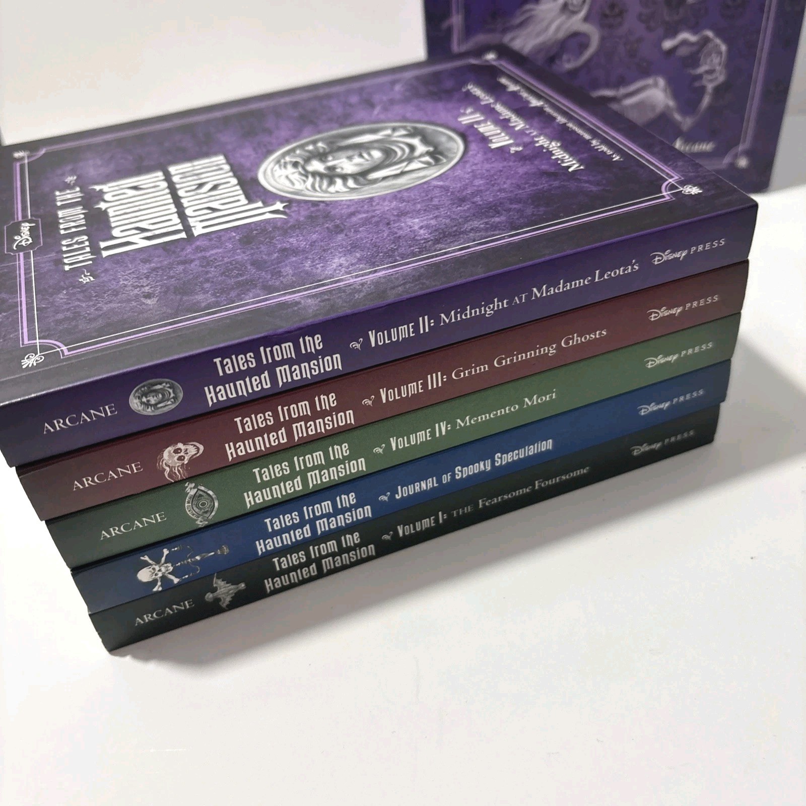 Disney Tales From The Haunted Mansion 5-BOOK BOX SET Journal Amicus Arcane