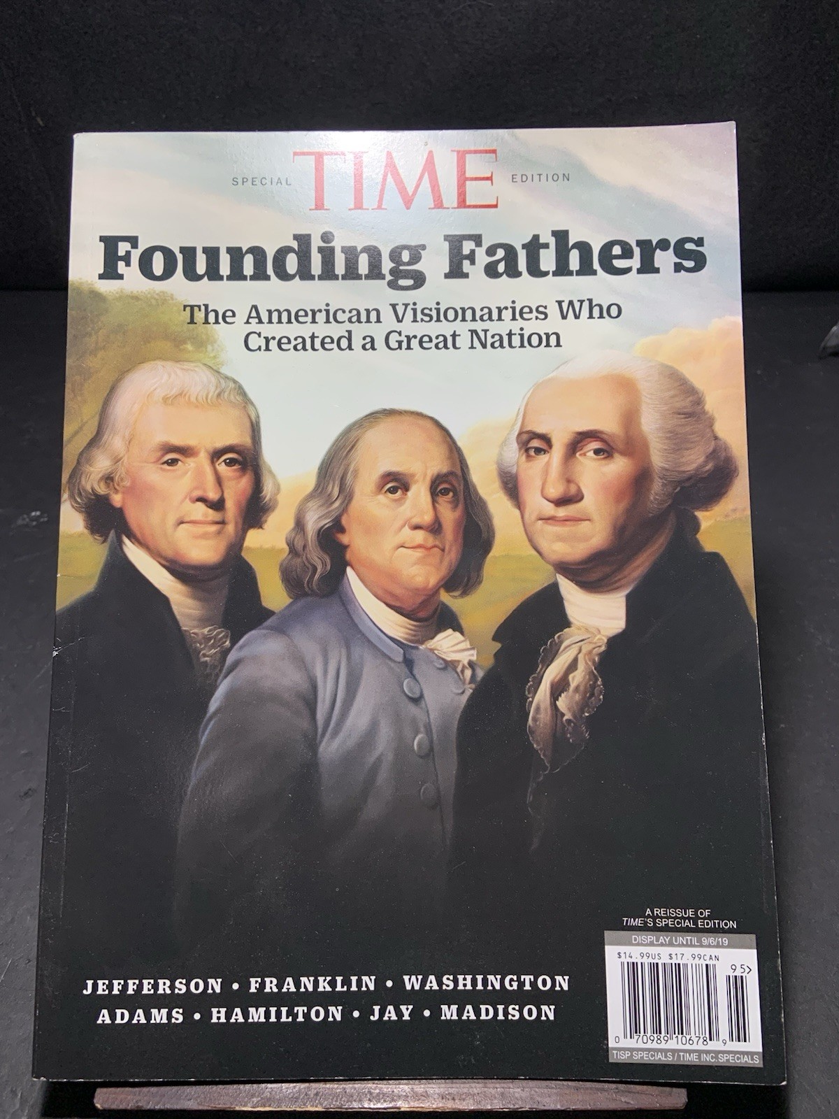 Time Magazine – Founding Fathers Special Edition Magazine (September 6th 2019)