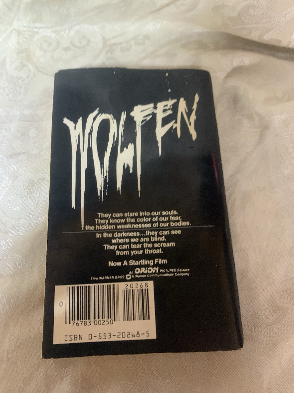 The Wolfen by Whitley Strieber Bantam 1978 Paperback Movie Novel 6th Print