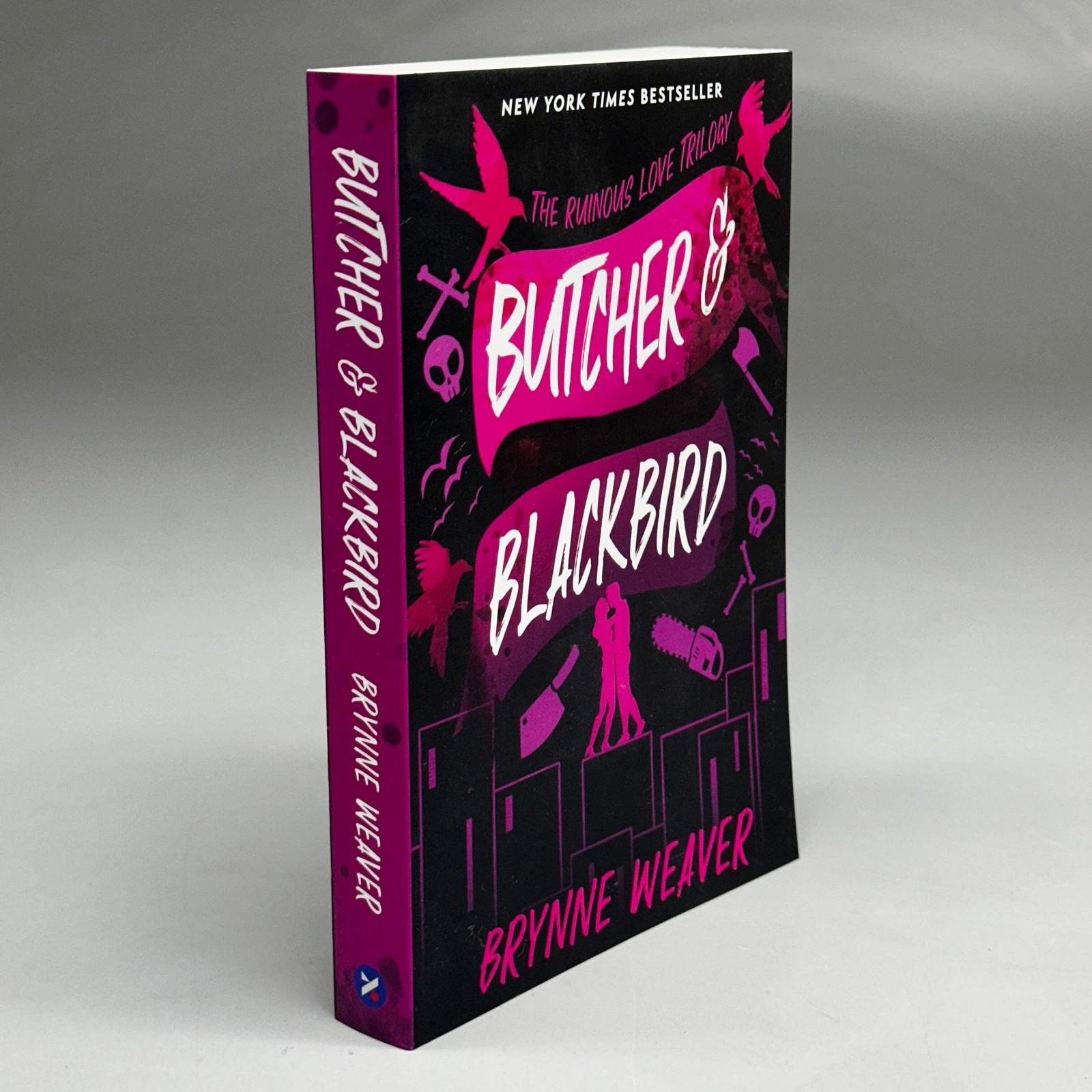 BRYNNE WEAVER Butcher & Blackbird: The Ruinous Love Trilogy 5.5″x8″ Black & Purp