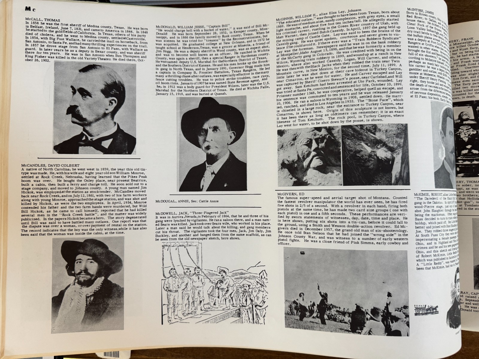 THE BIOGRAPHICAL ALBUM OF WESTERN GUNFIGHTERS HB BOOK ED BARTHOLOMEW 1st ED 1958