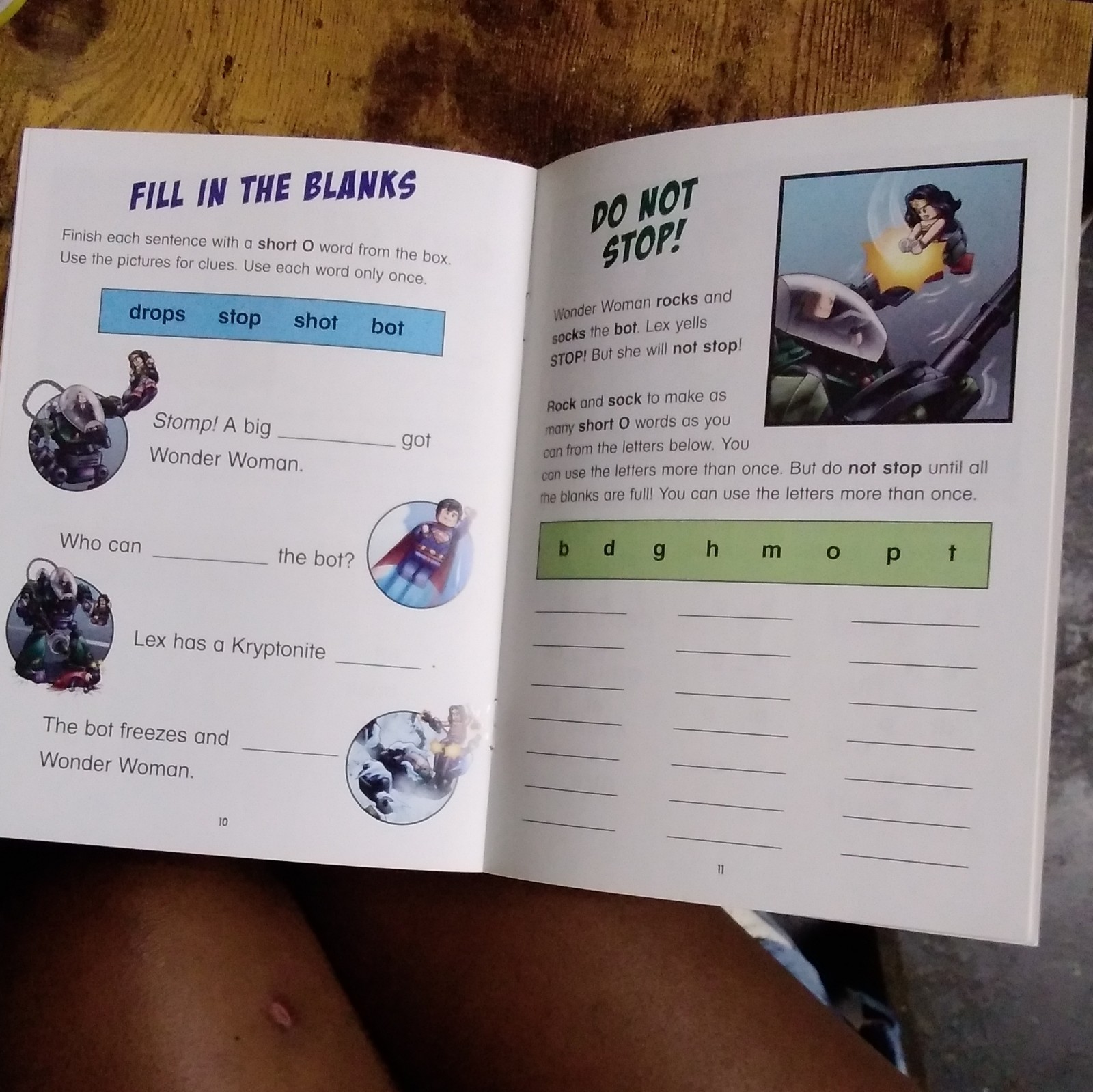 LEGO DC Universe Super Heroes Short Vowels Phonics Workbook #1 PB Ages 4-8