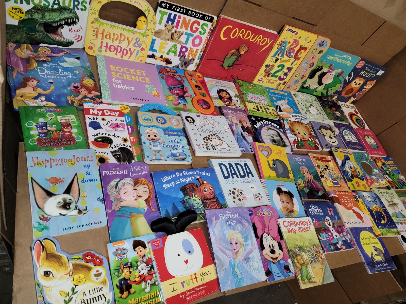 Lot of 50 Children BOARD Hardcover BABY TODDLER DAYCARE PRESCHOOL Kids BOOKS MIX