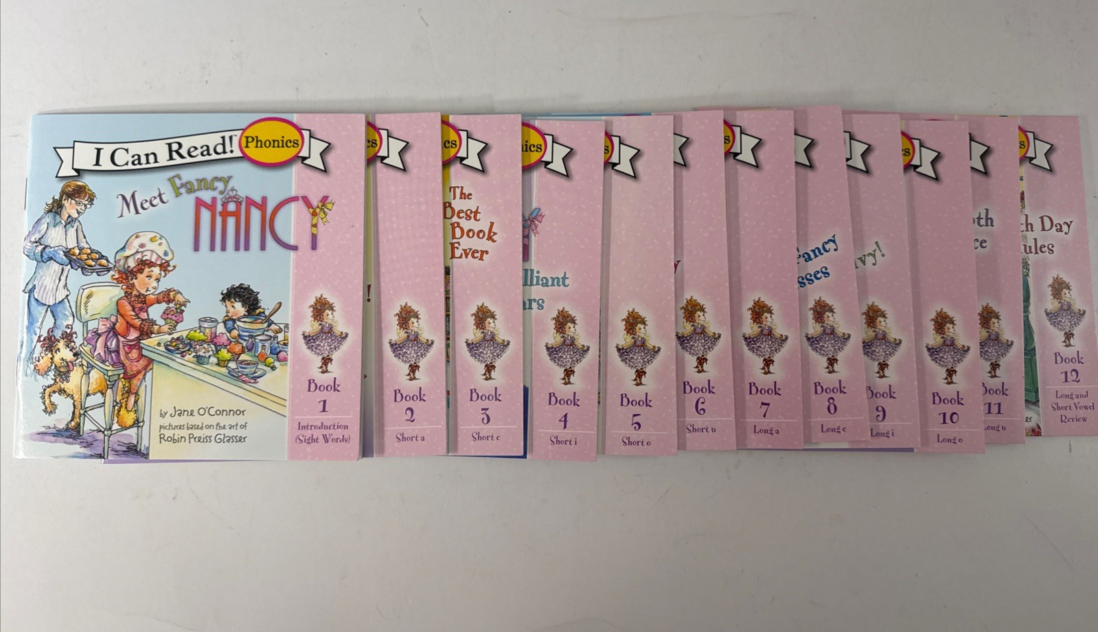 Fancy Nancy Kids Books Phonics Fun I Can Learn to Read Lot 12