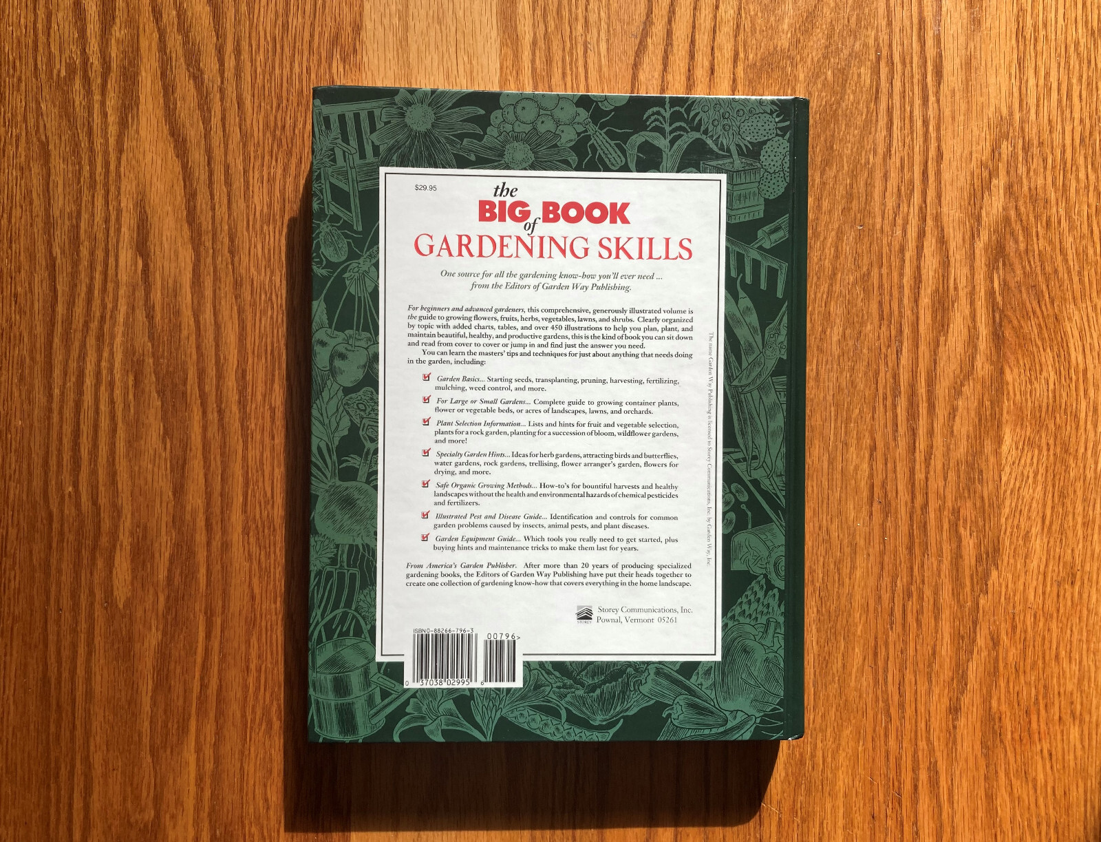 The Big Book of Gardening Skills by Garden Way Publishing Hardcover LNC