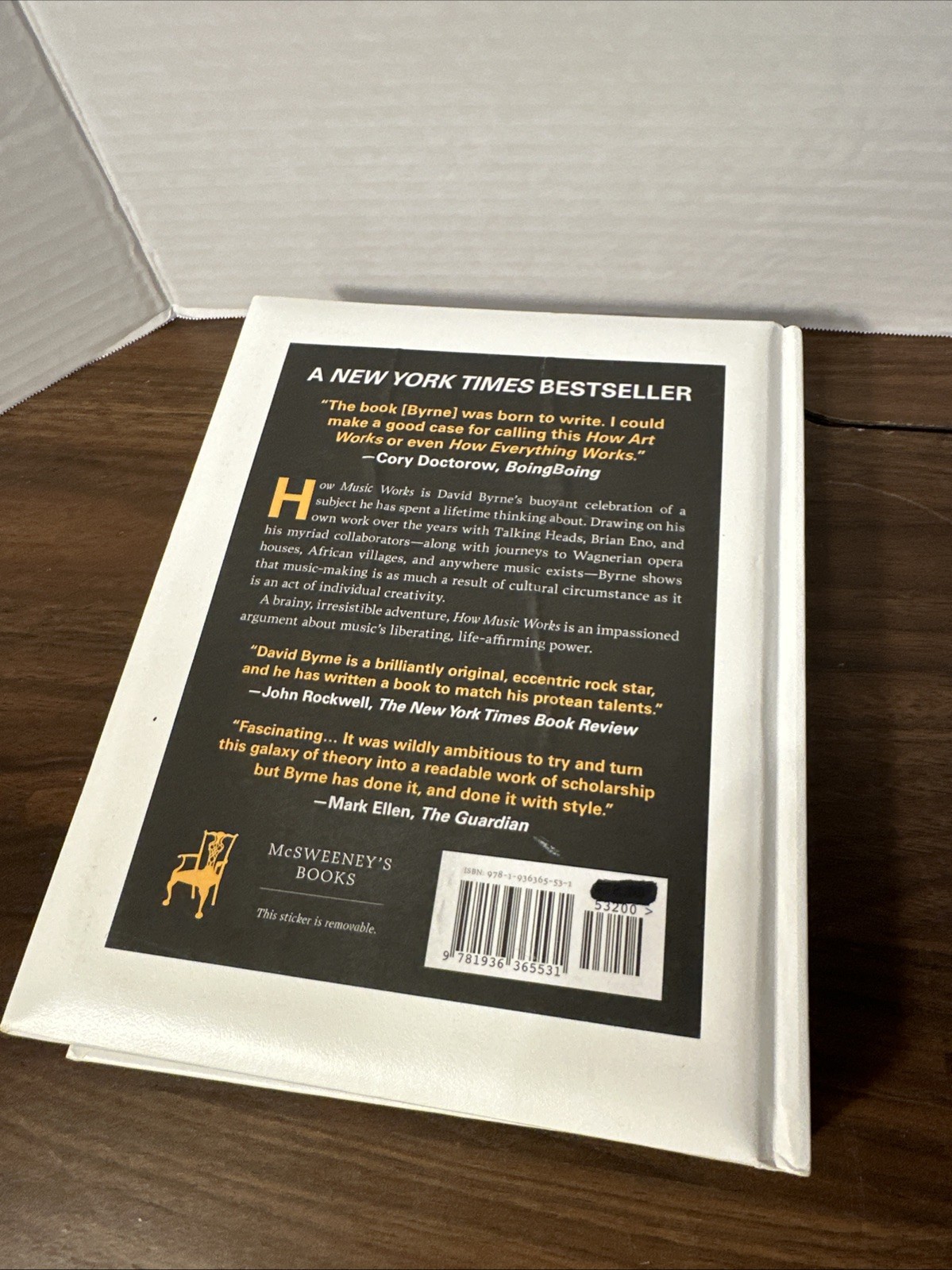 How Music Works Hardcover David Byrne – First Edition Hardcover – Excellent VG