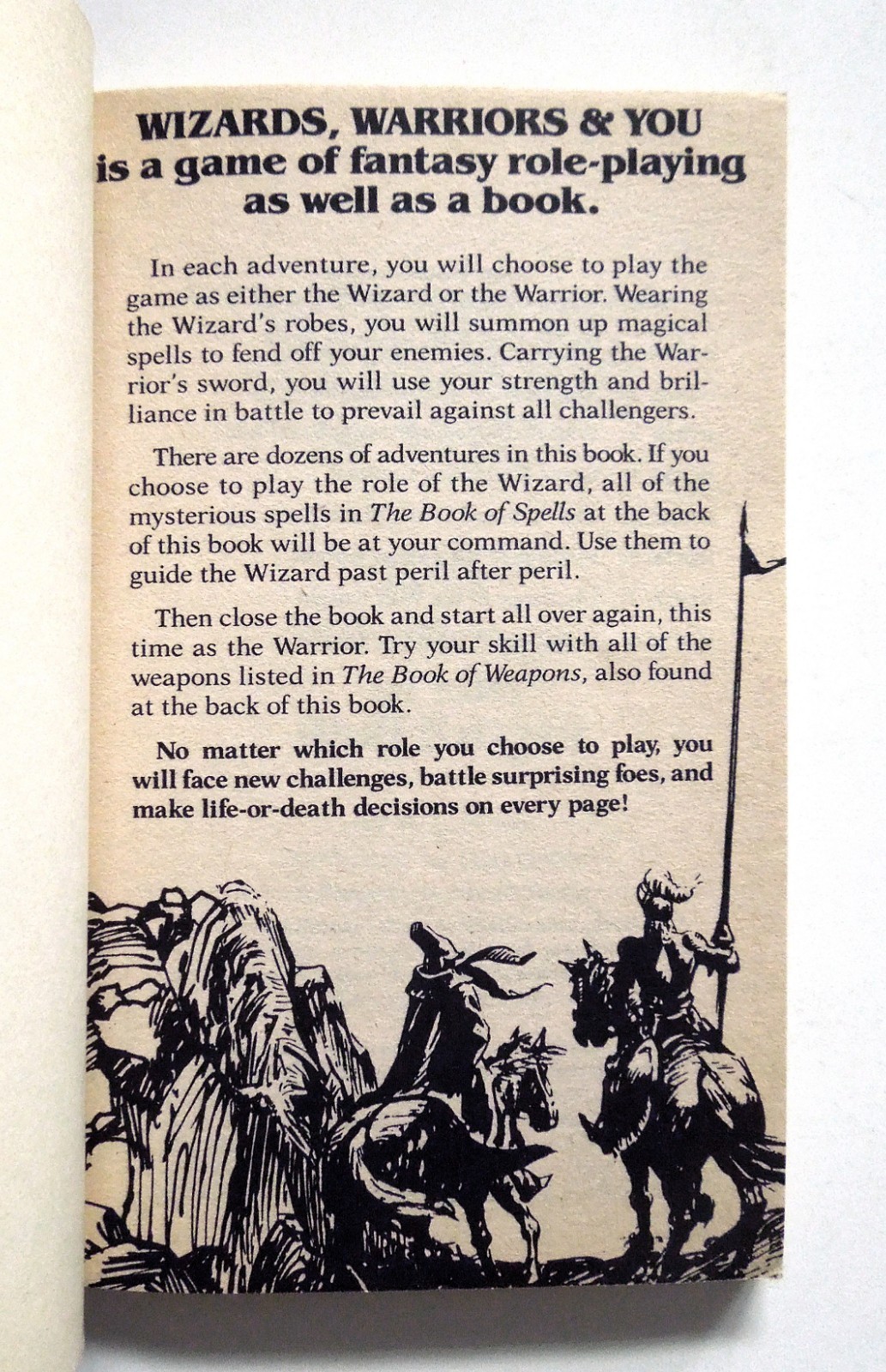 Wizards Warriors and You, Book 7: Challenge of the Wolf Knight – R.L. Stine, sc