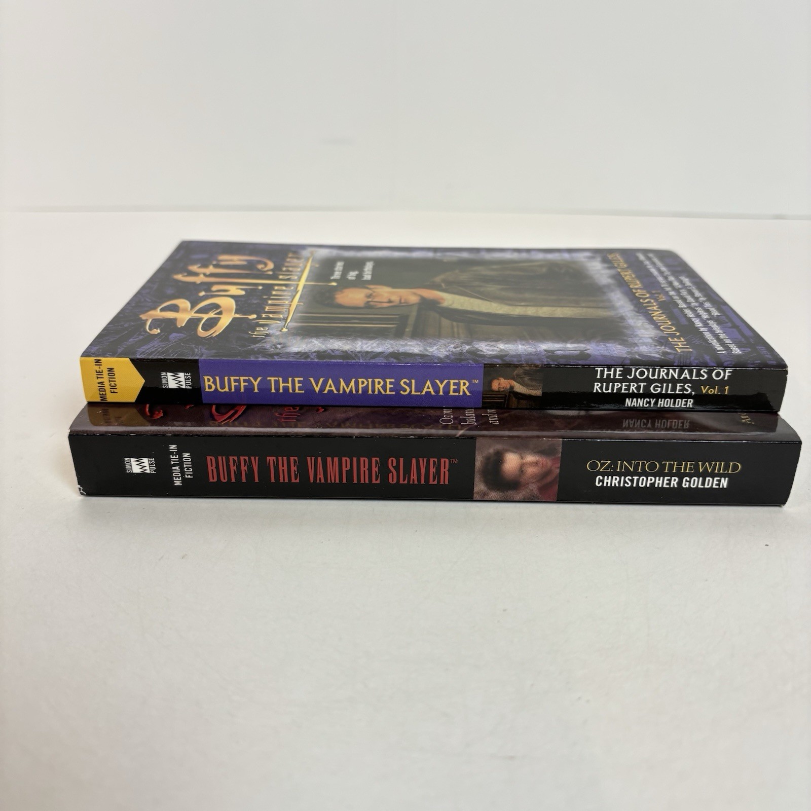 Buffy The Vampire Slayer 2 Book Lot Oz Into Wild & Rupert Giles Vol 1 PB 2002 C3