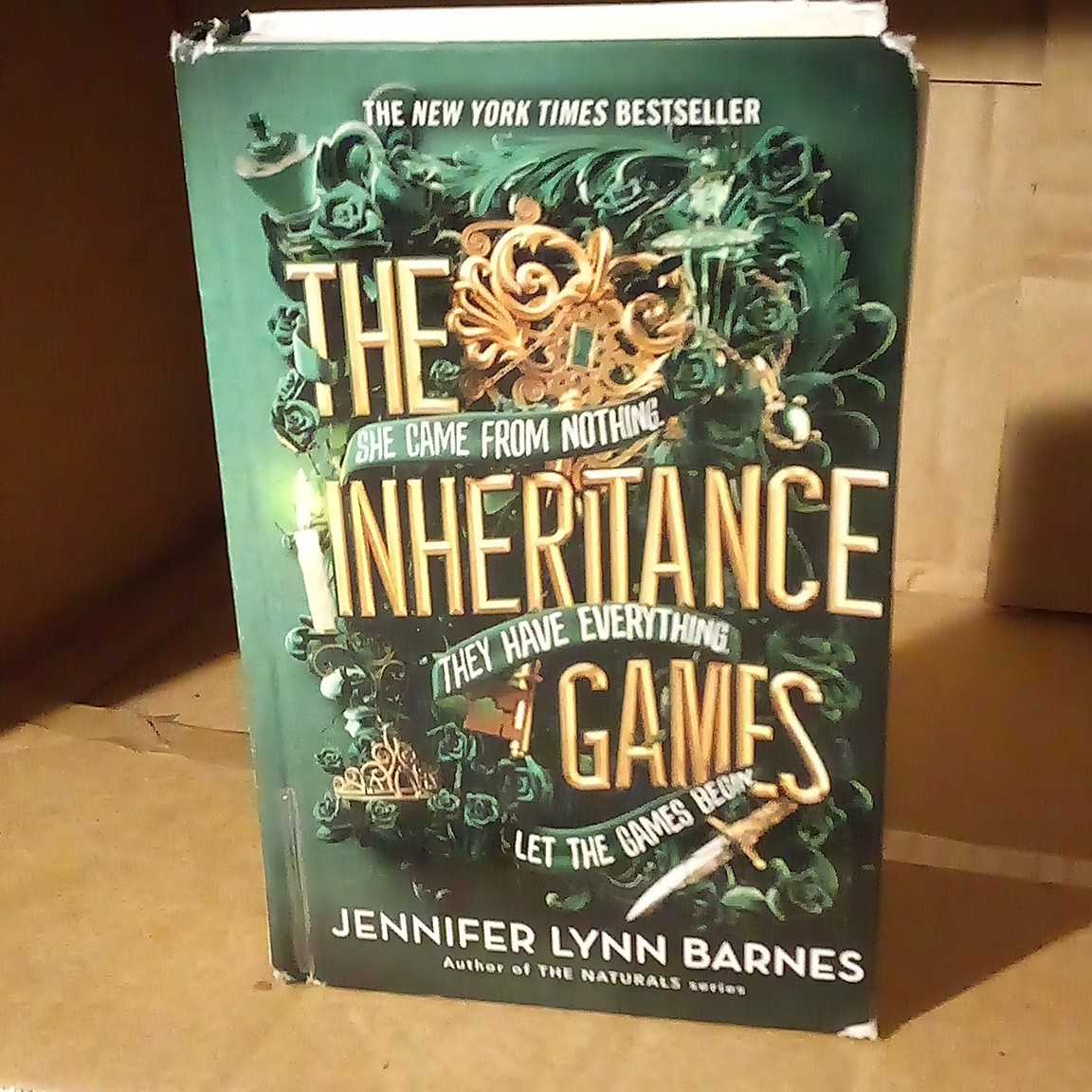 The Inheritance Games Jennifer Lynn Barnes Hardcover Large Print Thorndike 2024