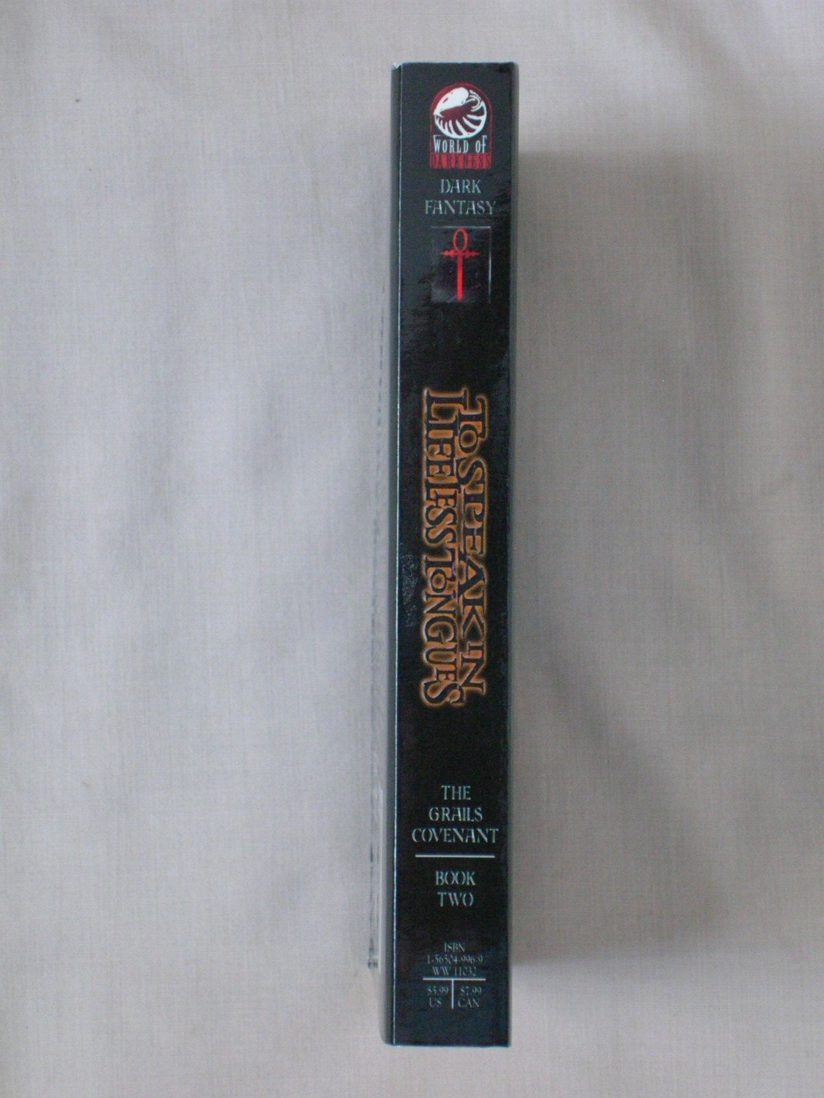 1st Ed TO SPEAK IN LIFELESS TONGUES David Niall Wilson GRAILS COVENANT VAMPIRE