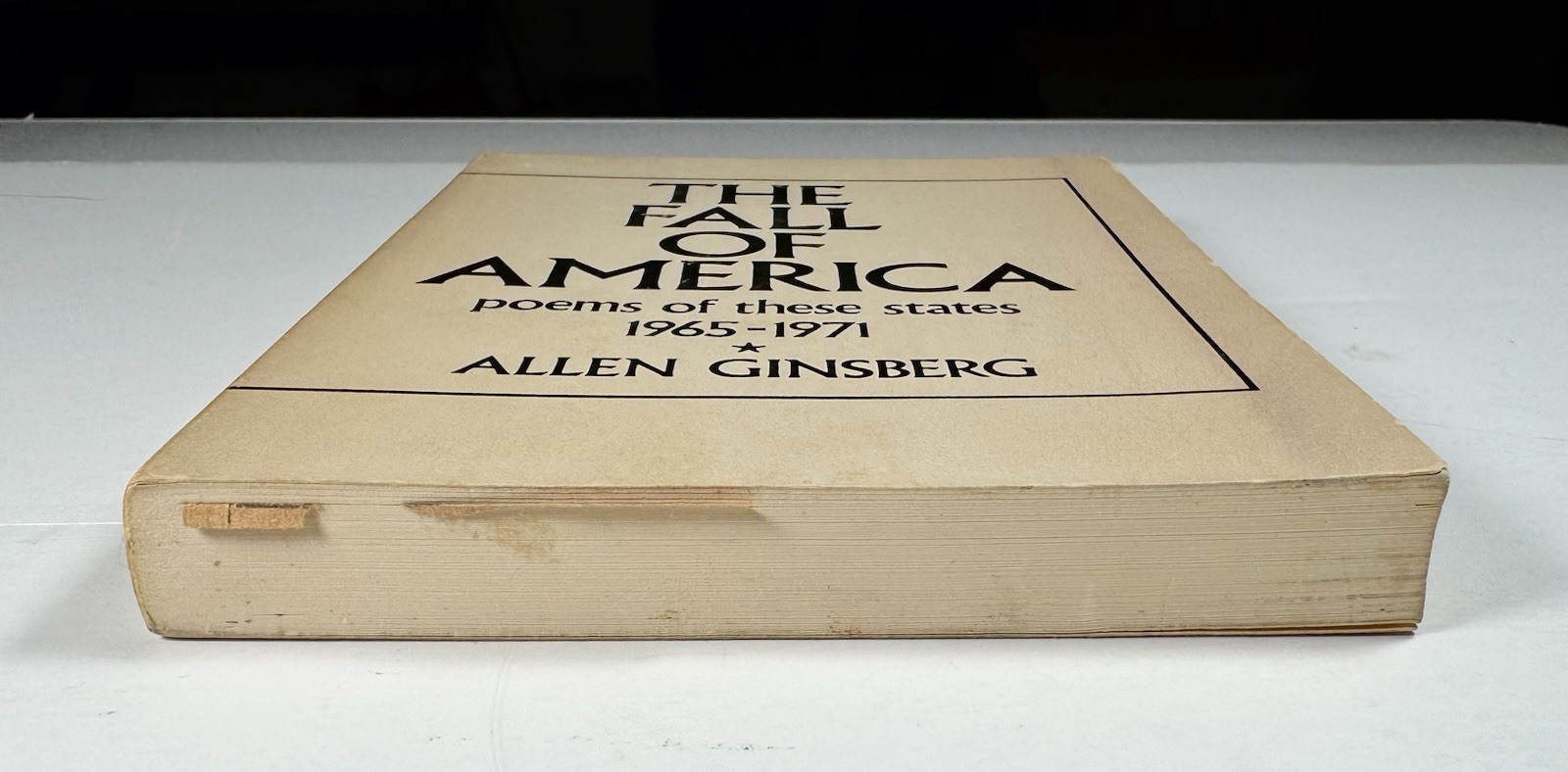The Fall Of America 1965 – 1971 Allen Ginsberg True First Print White Cover VG+
