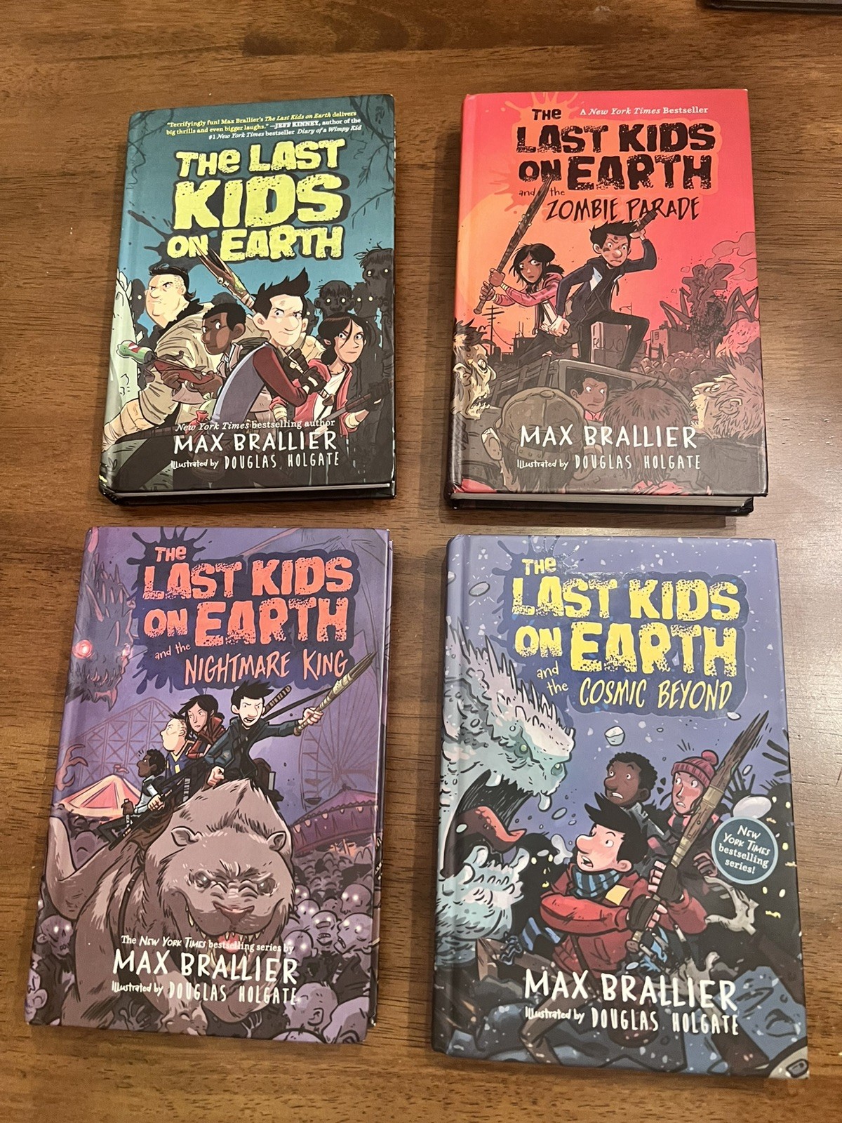 The Last Kids on Earth Hardcover Illustrated Books Set of 4 (First 4 books)