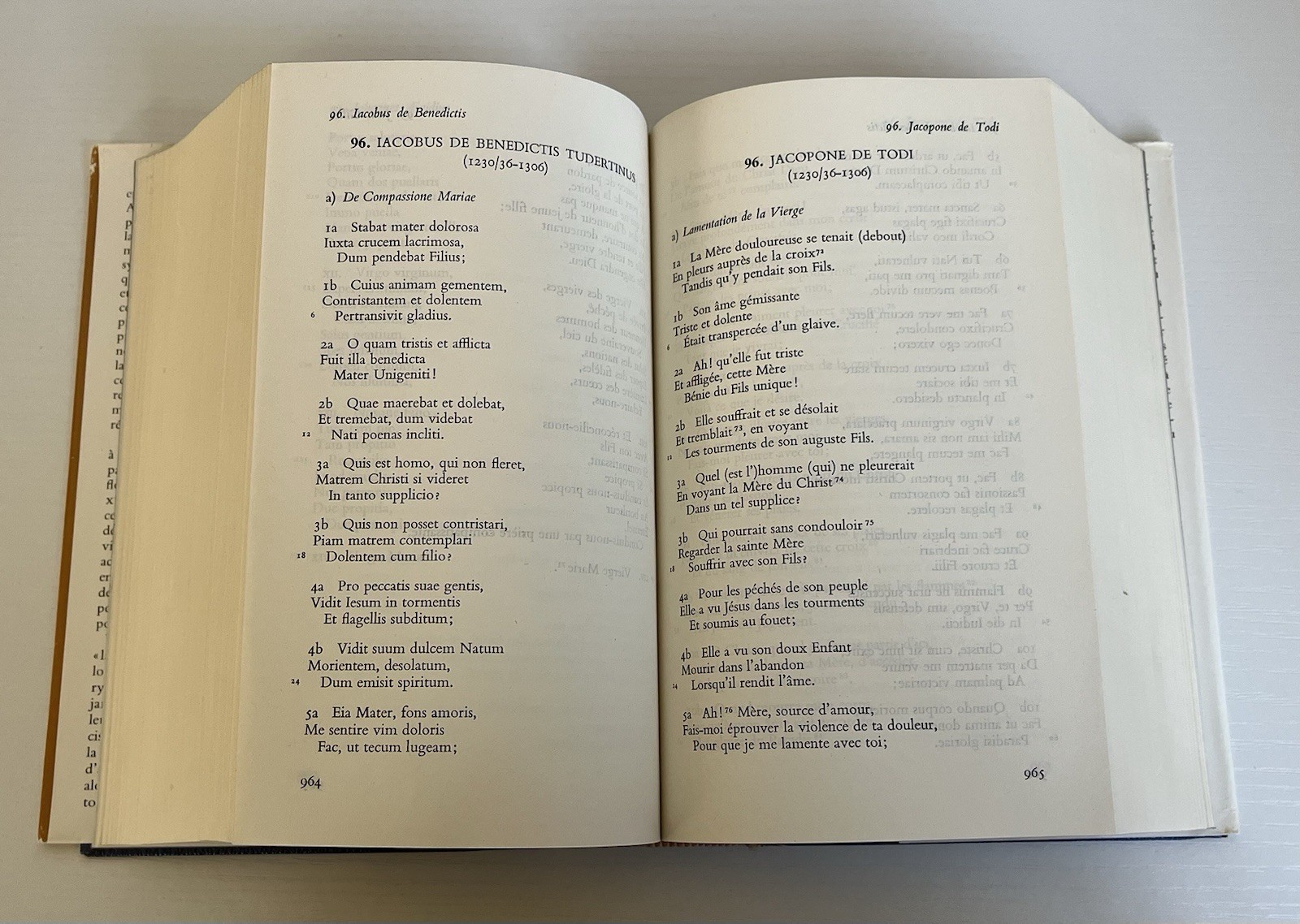 Poesie latine chretienne du Moyen Age Desclee De Brouwer, 1971, HC/DJ